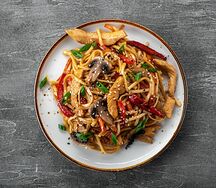 Удон с курицей