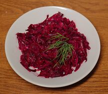 Салат из свеклы с майонезом