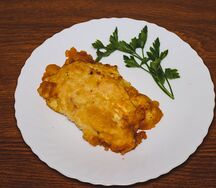 Куриный кармашек с грибами