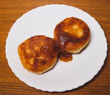 Оладьи с повидлом
