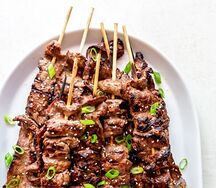 Шашлычки якитори из свинины