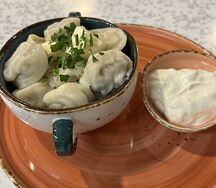 Пельмени с курицей