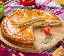 Пирог осетинский с мясом