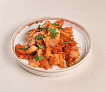 Капуста тушеная с грибами 