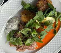 Томленый барашек с овощами