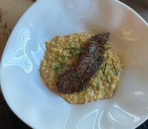 Птитим с говяжьими щечками