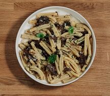 Казаречче с говяжьей щечкой 