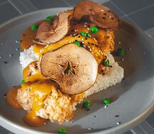 Кацу-карри с курицей
