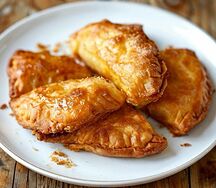 Пирожок печеный с луком и яйцом