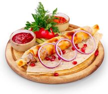 Люля-кебаб из индейки в лаваше