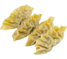 Дамплинг с креветками и овощами