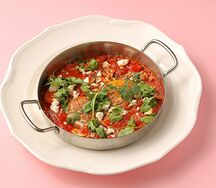 Шакшука с козьим сыром