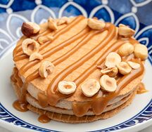 Мильфей с фундучным кремом и карамелью