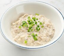 Закуска из тунца с яйцом