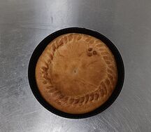 Пирог картошка с курицей