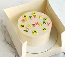 Торт Happy Birthday Смайлики