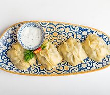Манты с телятиной и картофелем