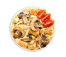 Паста с курицей и грибами