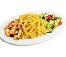 Курица с грибами