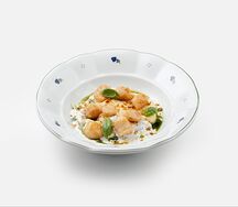 Гребешки с картофельным пюре 