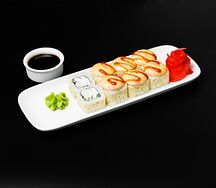 Запечённый с курицей ролл