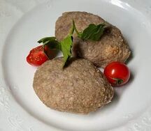 Биточки из говядины с овощами Халяль