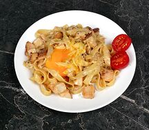 Карбонара с курицей