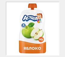 Детское пюре Агуша Яблоко