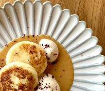 Сырники с кремом из вареной сгущенки