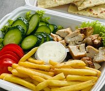 Открытый гирос Курица