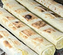 Шаурма со свининой, картошка фри, Добрый кола 