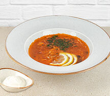 Солянка с копчёностями