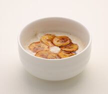 Каша овсяная с карамелизованным бананом