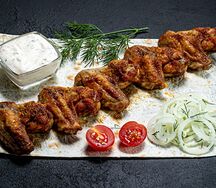 Шашлык из куриных крыльев