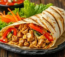 Шаурма с курицей большая