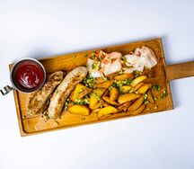 Купаты с картофелем