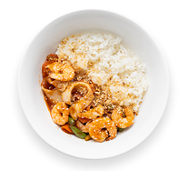 Морепродукты по-сычуаньски с рисом