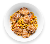 Лапша с хрустящей курицей