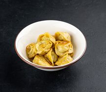 Пельмени говяжьи жареные