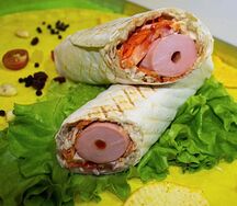 Хот-дог в лаваше