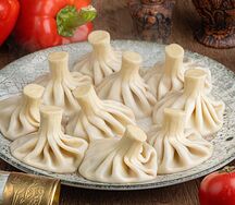 Хинкали с бараниной 