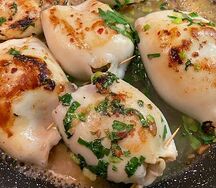 Кальмар фаршированный