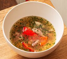 Хашлама из баранины с кукурузными мчади