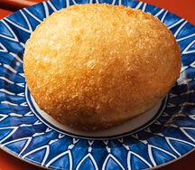 Тбилисский пончик, заварной лимонный крем
