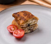 Блинчик с курицей и грибами, 1шт