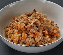 Перловка с грибами