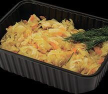 Тушеная капуста с индейкой 