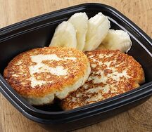 Сырники с бананом 