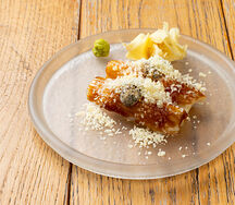 Суши Масляная рыба и трюфельный айоли