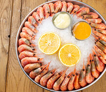 Креветки северные на льду